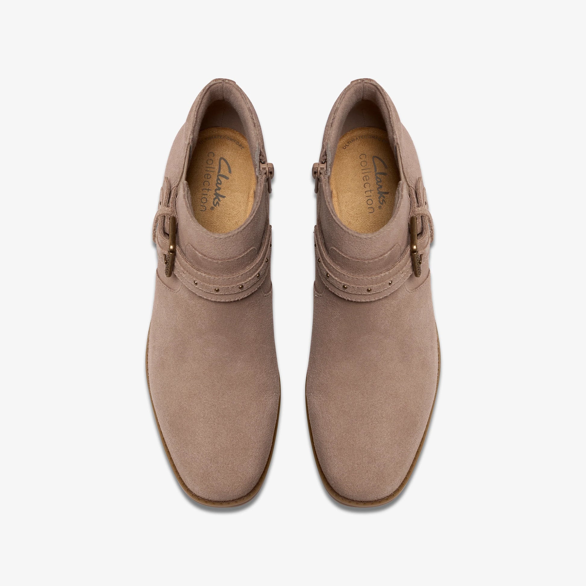 Botas De La Marca Clarks  Para Mujer Modelo Danyelle Wish Light Taupe Sde En Color Beige
