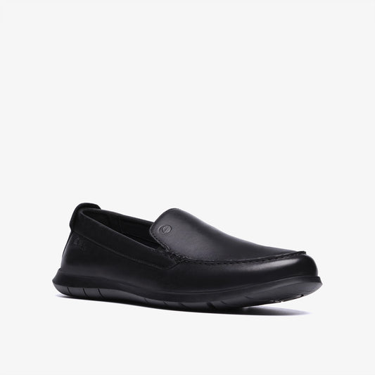 Zapatos Casual De La Marca Clarks  Para Hombre Modelo Flexway Step Black Smooth En Color Negro