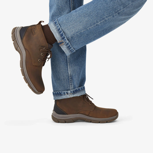 Botas De La Marca Clarks  Para Hombre Modelo Walpath Chukka Beeswax En Color Marrón