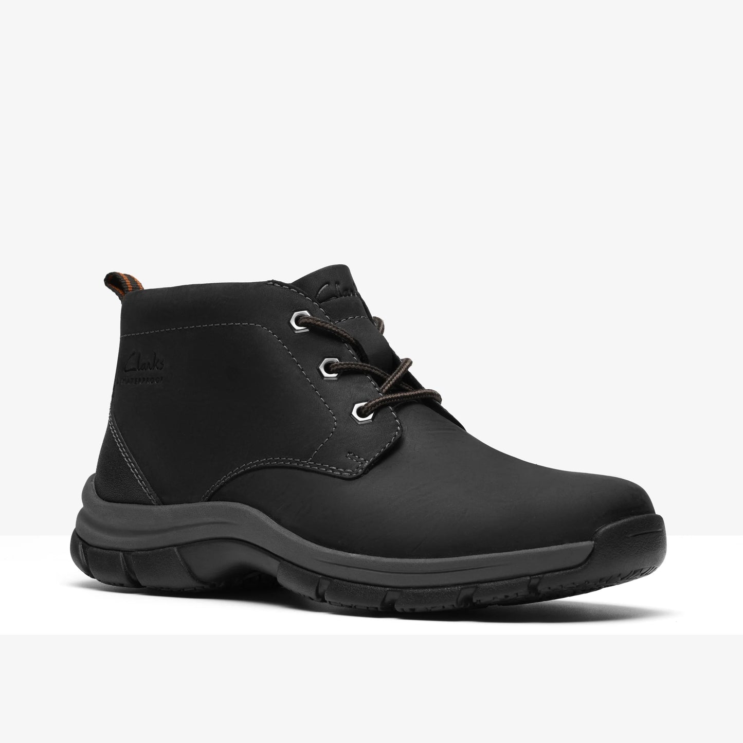 Botas De La Marca Clarks  Para Hombre Modelo Walpath Chukka Black Leather En Color Negro