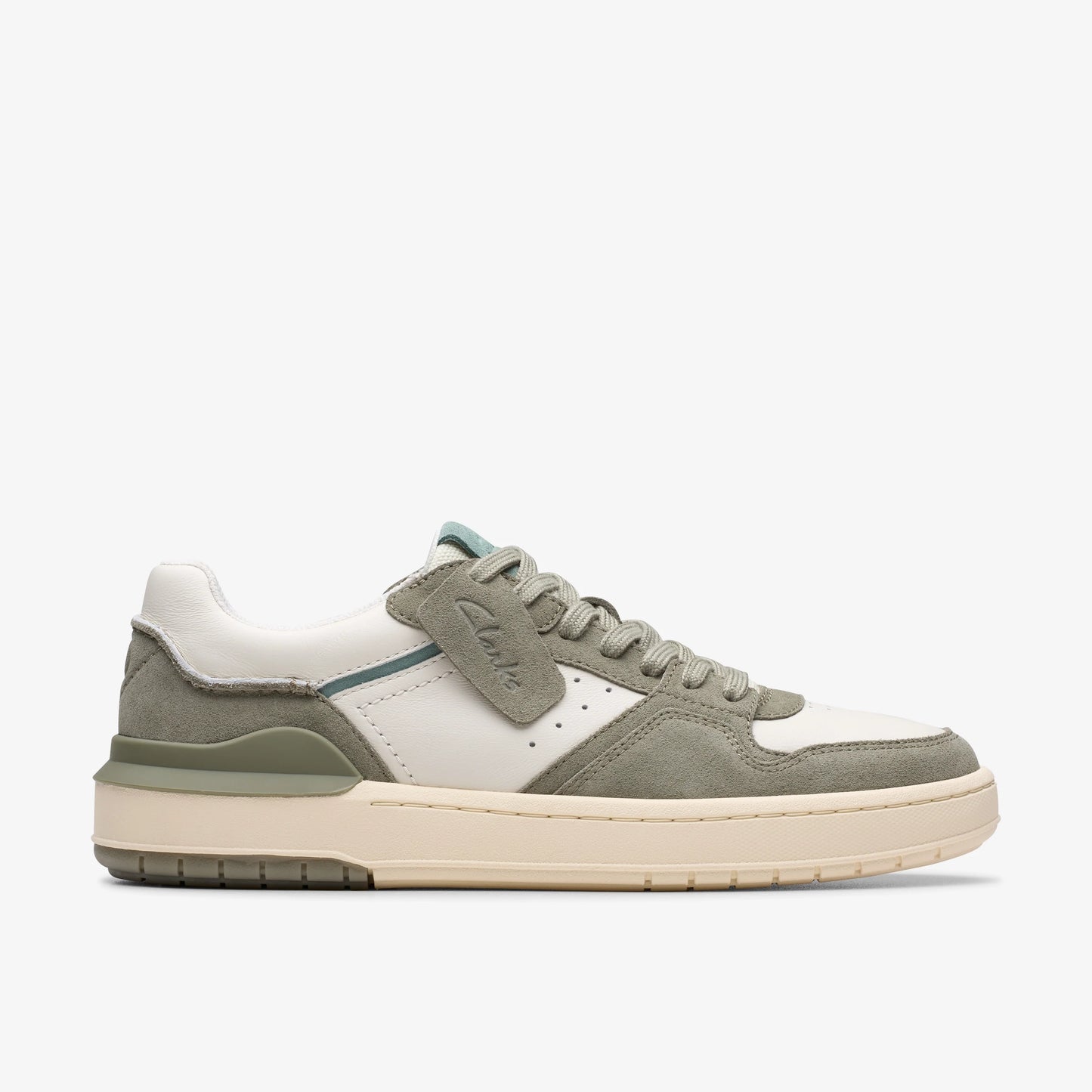 Sneakers De La Marca Clarks  Para Hombre Modelo Courtlite2 Lo Sage Combi En Color Verde