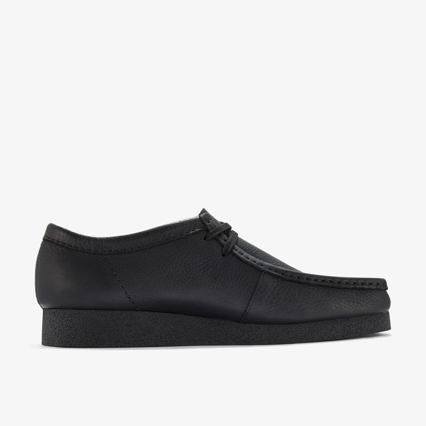 Zapatos Casual De La Marca Clarks  Para Hombre Modelo Wallabeeevo Black Leather En Color Negro