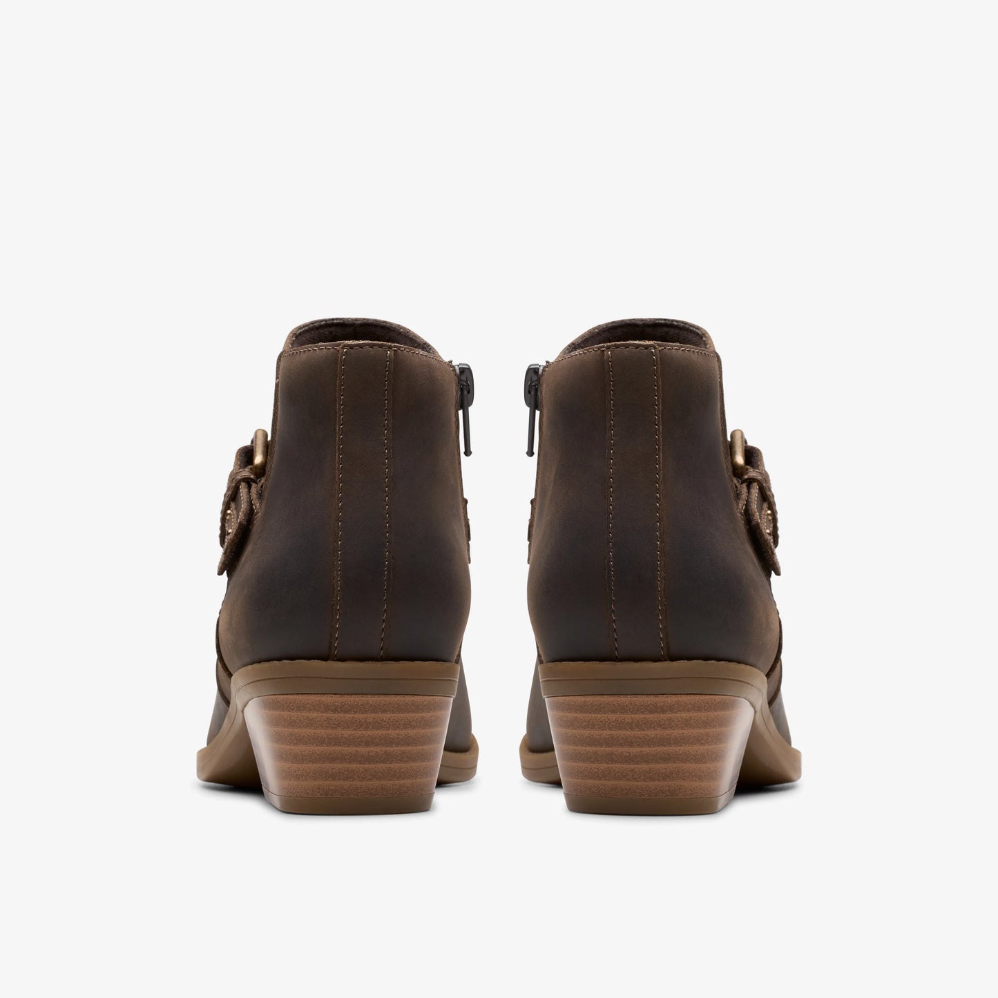 Botas De La Marca Clarks  Para Mujer Modelo Danyelle Wish Taupe Oily Lea En Color Beige