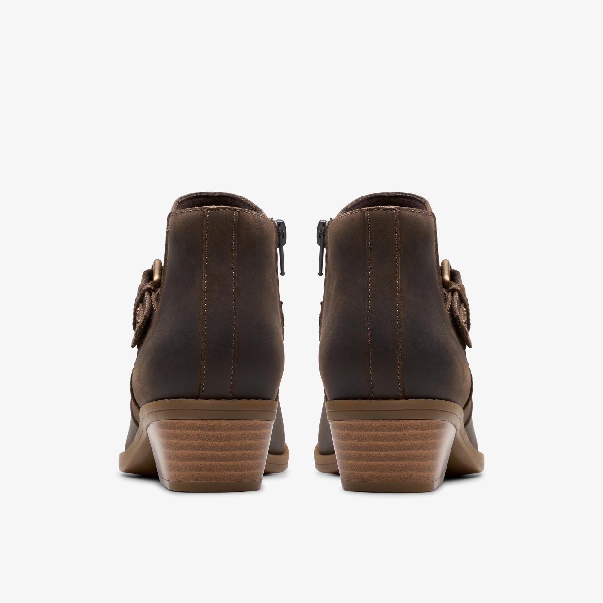 Botas De La Marca Clarks  Para Mujer Modelo Danyelle Wish Taupe Oily Lea En Color Beige