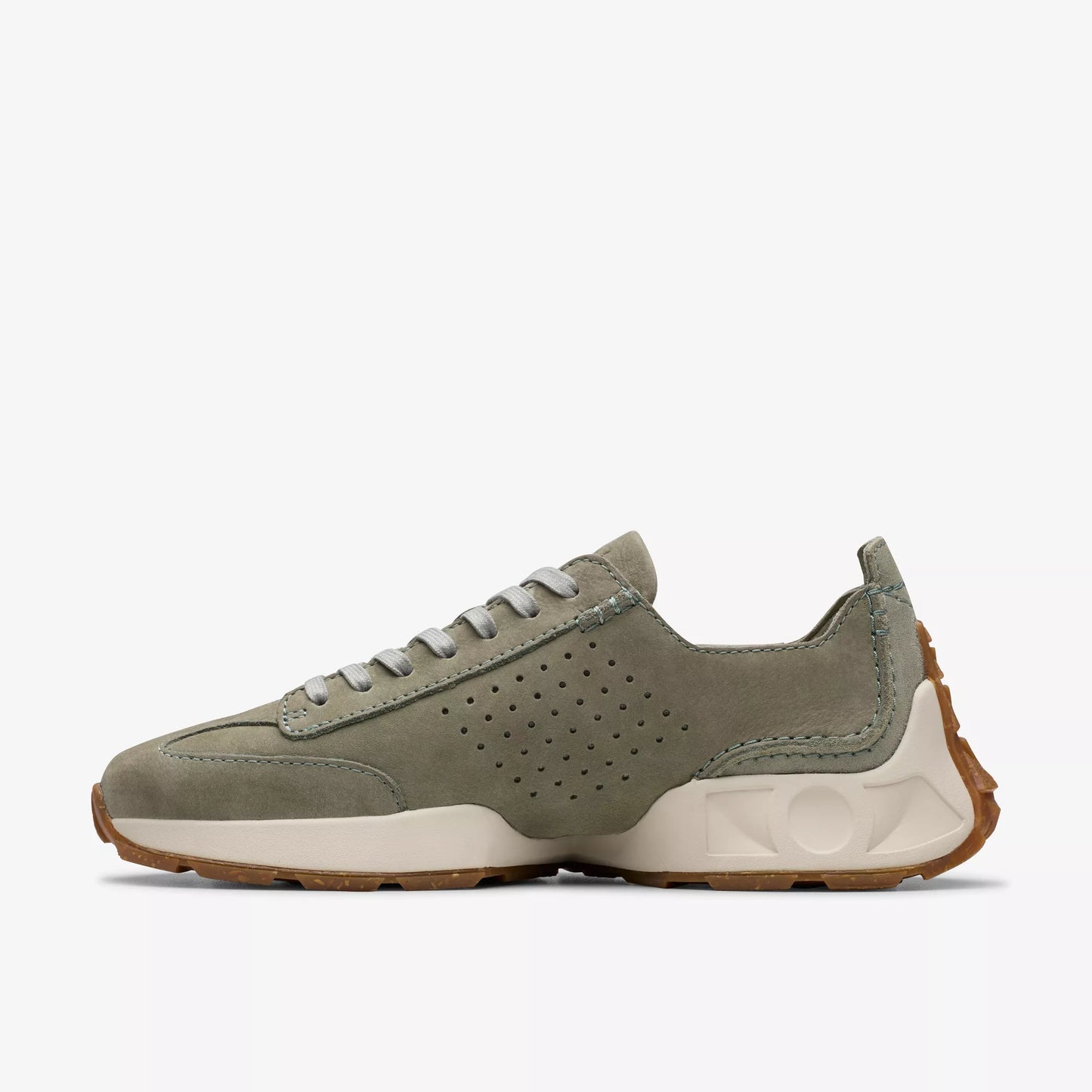 CLARKS | WOMEN'S SNEAKERS | CRAFT SPEED OFF WHITE LEATHER | WHITE