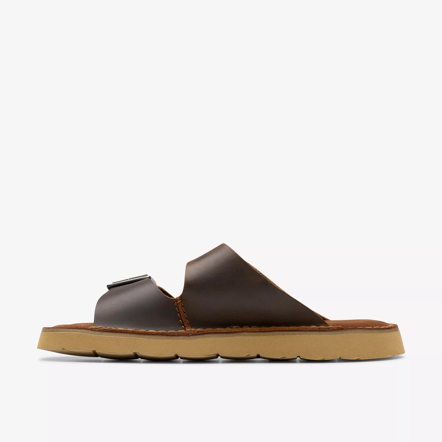 CLARKS | SANDALS | MEN | SOLSBURY STRAP BEESWAX LEATHER | BROWN