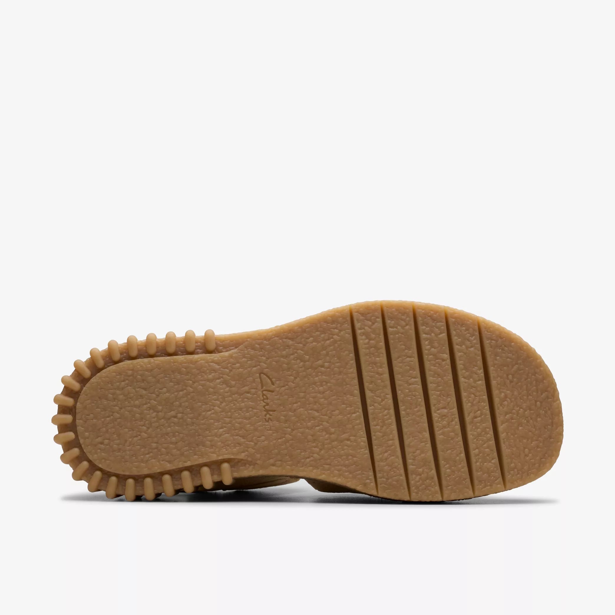 Sandalias De La Marca Clarks  Para Mujer Modelo Evamar Wish Ecru Suede En Color Beige