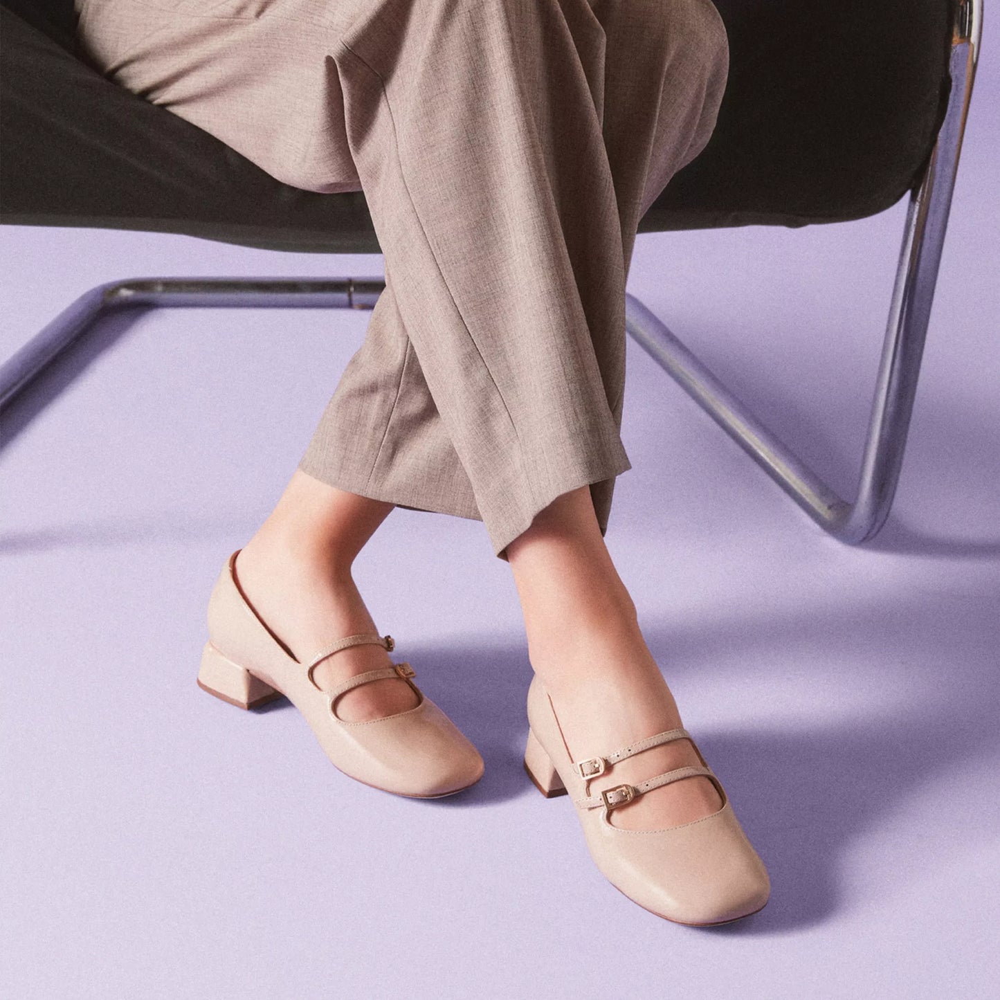 CLARKS | WOMEN'S SHOES | DAISS 30 SHINE | SAND PATENT LEATHER