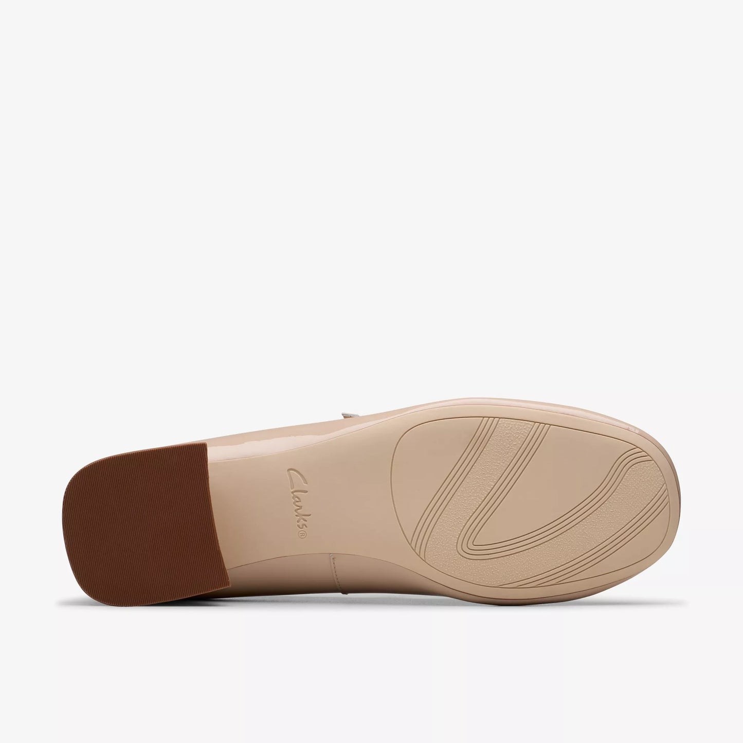 CLARKS | WOMEN'S SHOES | DAISS 30 SHINE | SAND PATENT LEATHER