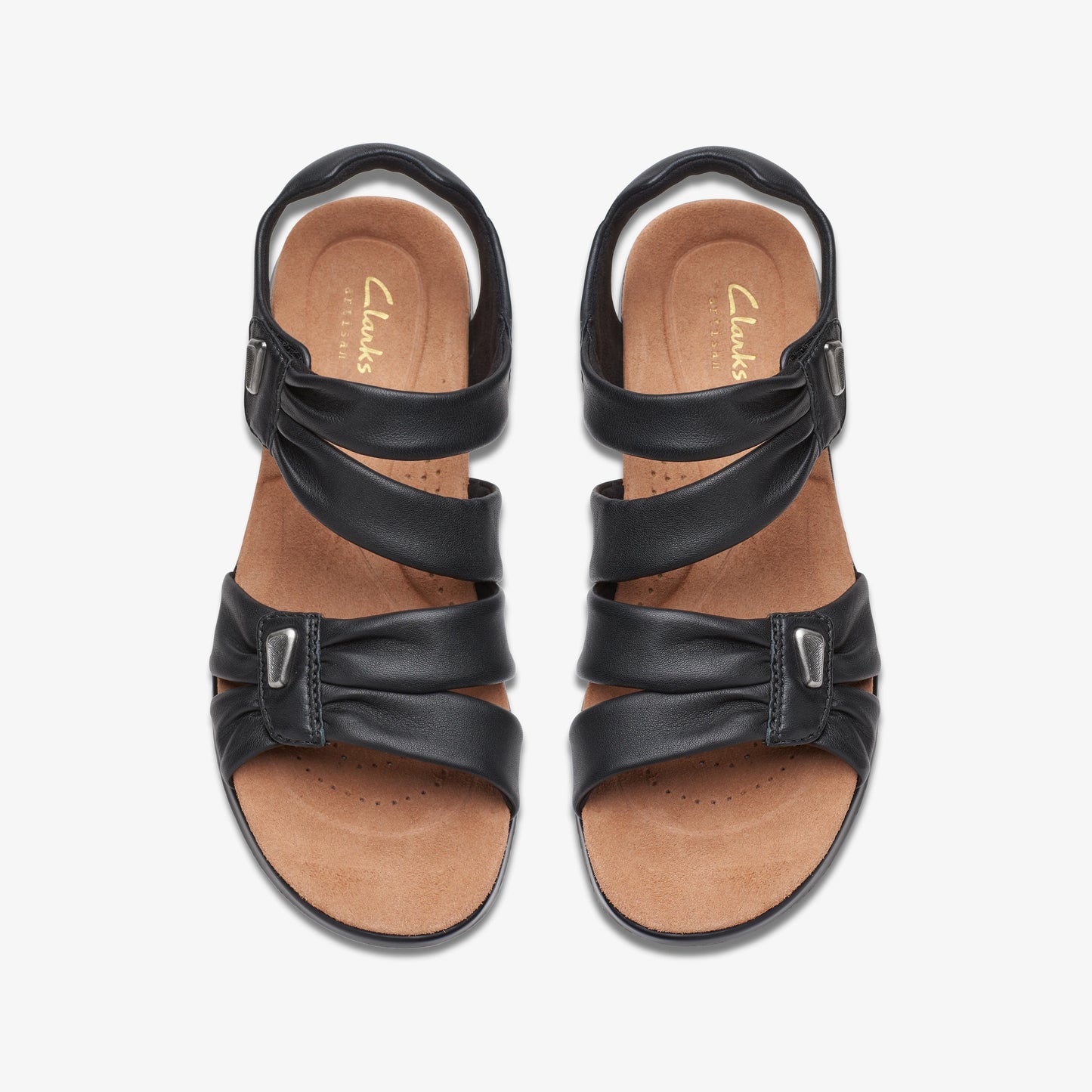 CLARKS | SANDALIAS | MUJER | KITLY AVE BLACK LEATHER | NEGRO