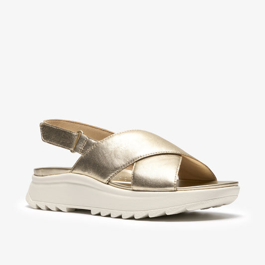 CLARKS | SANDALIAS | MUJER | DASHLITE WISH GOLD LEATHER | DORADO