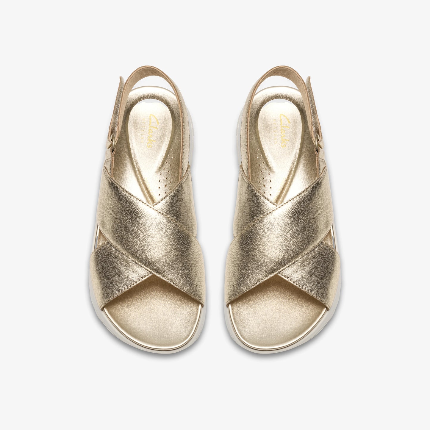 CLARKS | SANDALIAS | MUJER | DASHLITE WISH GOLD LEATHER | DORADO