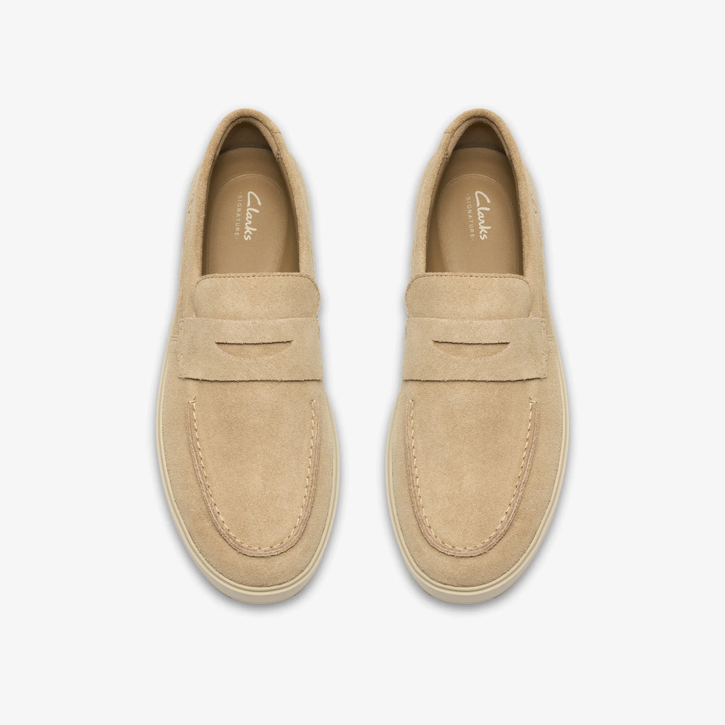CLARKS | SNEAKERS | HOMBRE | LOCKFORD EASY DARK SAND SUEDE | MARRÓN