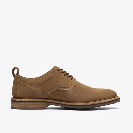 CLARKS | SNEAKERS | HOMBRE | ALDWIN LACE TAN SUEDE | MARRÓN