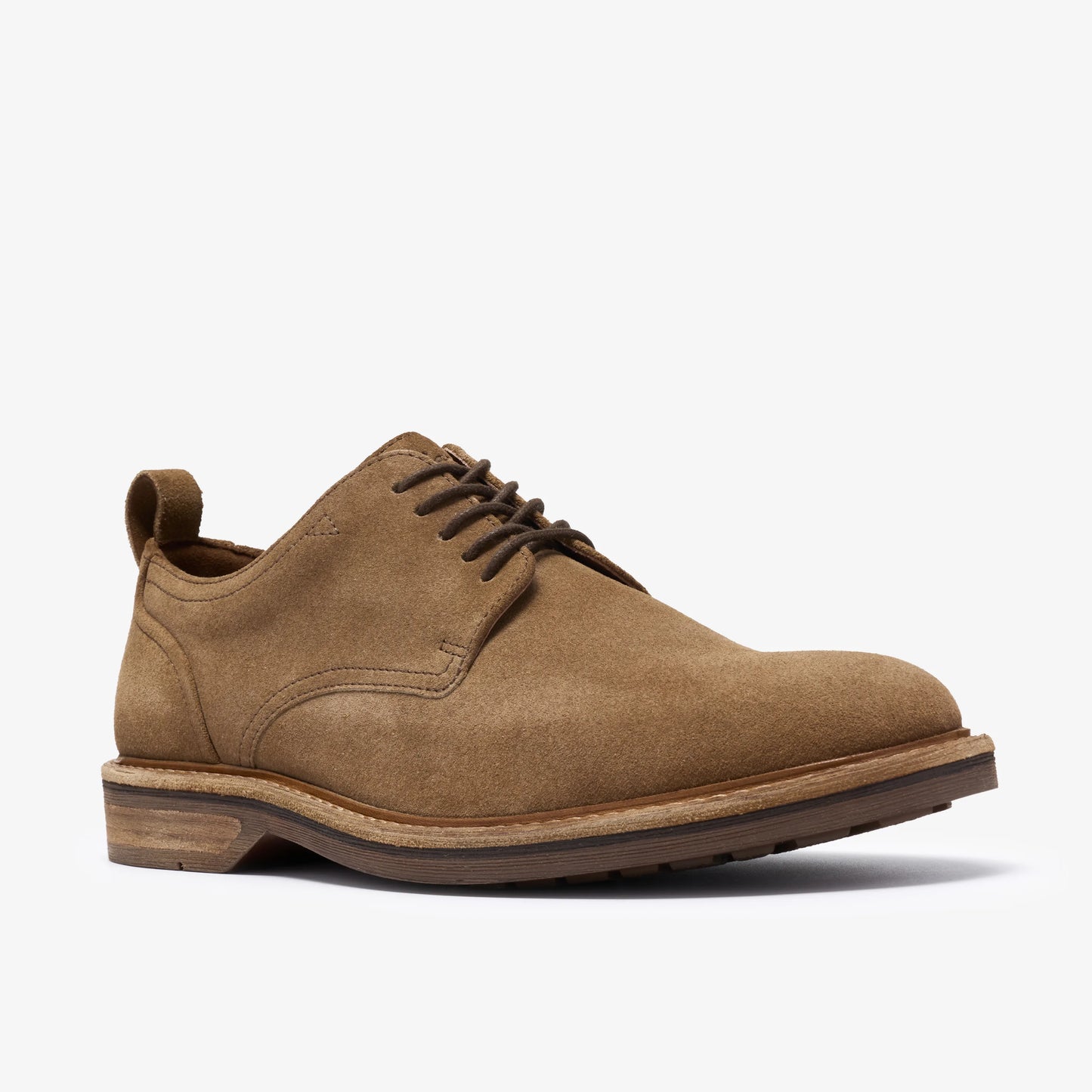 CLARKS | SNEAKERS | HOMBRE | ALDWIN LACE TAN SUEDE | MARRÓN