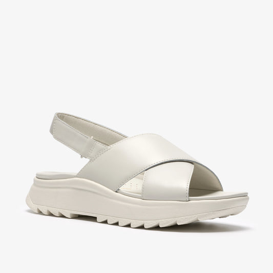 CLARKS | SANDALIAS | MUJER | DASHLITE WISH WHITE LEATHER | BLANCO
