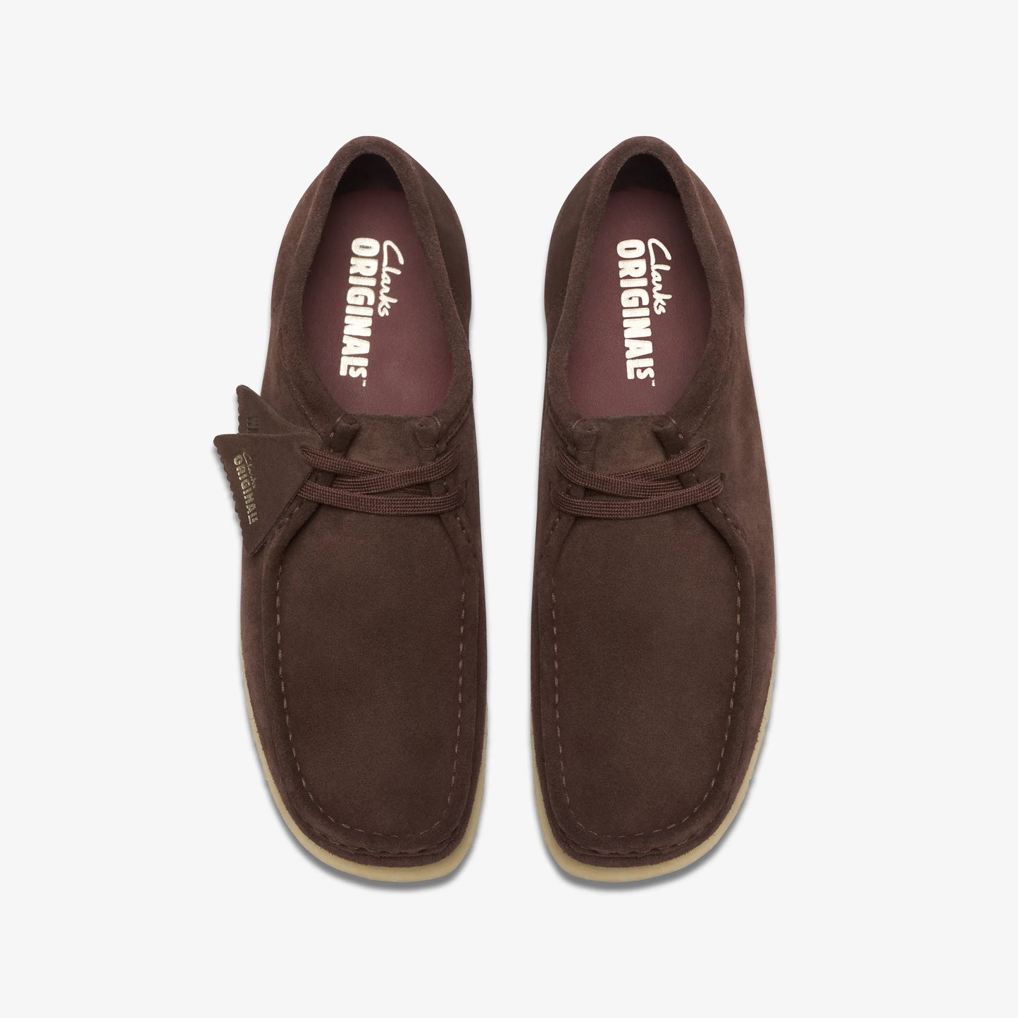 CLARKS | ZAPATOS CASUAL | HOMBRE | WALLABEE DARK BROWN SUEDE | MARRÓN