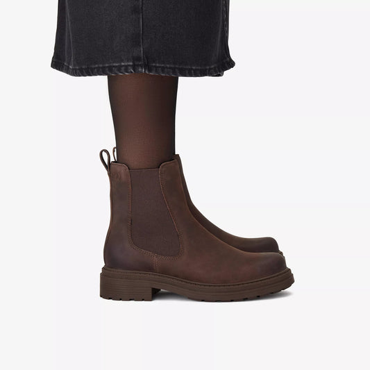 CLARKS | BOTAS | MUJER | ORINOCO3 TOP DARK BROWN LEATHER | MARRÓN