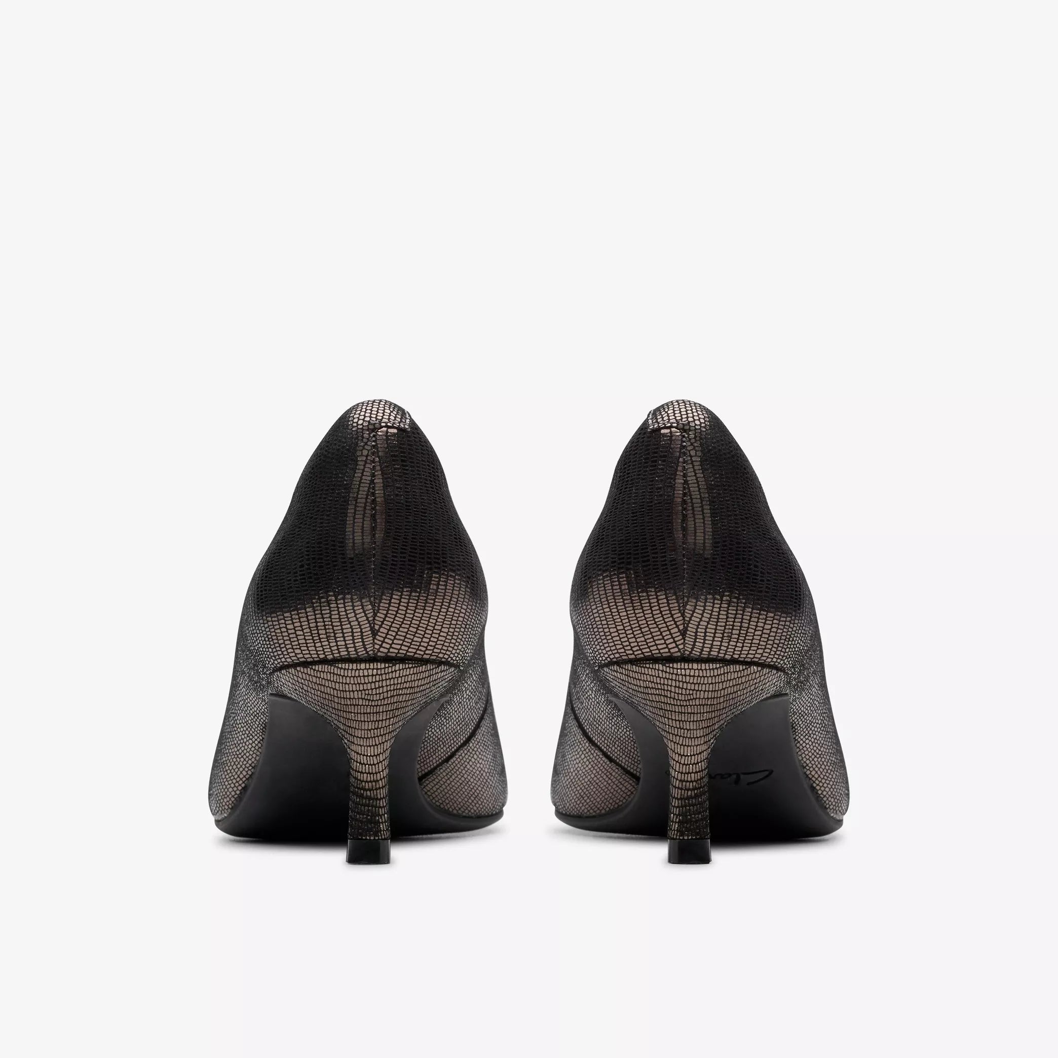 CLARKS | DRESS SHOES | WOMEN'S | ZAREY COURT METALLIC | Silver