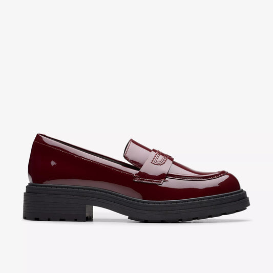 CLARKS | MOCASINES | MUJER | ORINOCO3 EDGE BURGUNDY PATENT | BURDEOS