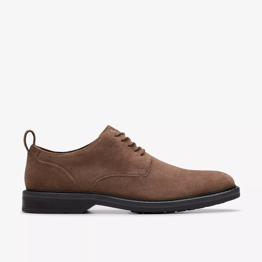 CLARKS | ZAPATOS DE VESTIR | HOMBRE | ALDWIN LACE BROWN SUEDE | MARRÓN