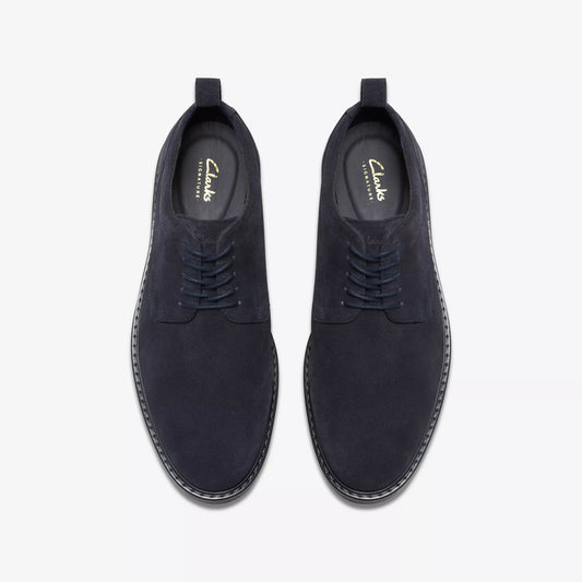 CLARKS | ZAPATOS DE VESTIR | HOMBRE | ALDWIN LACE NAVY SUEDE | AZUL