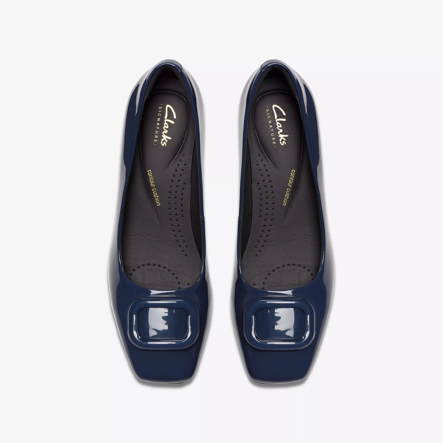 CLARKS | ZAPATOS DE VESTIR | MUJER | FERNIE TRIM NAVY PATENT | AZUL