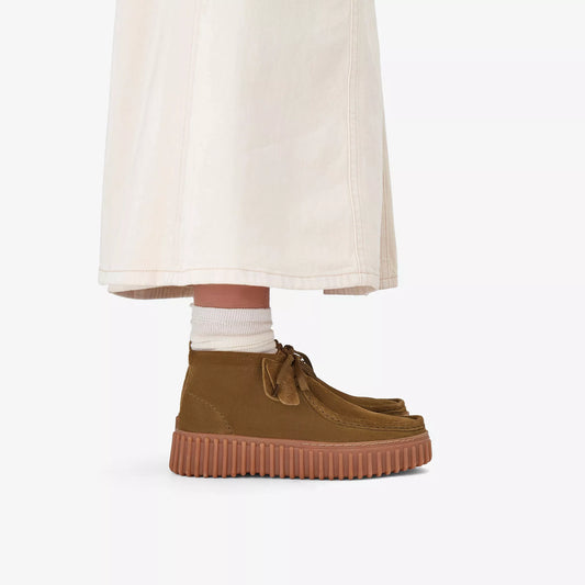 CLARKS | BOTINES | MUJER | TORHILL MOSS OLIVE SUEDE | VERDE