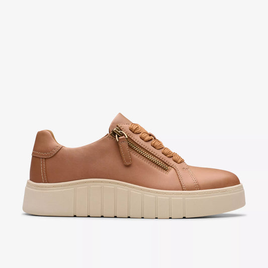 CLARKS | ZAPATOS CASUAL | MUJER | MYKAH JOY TAN LEATHER | MARRÓN