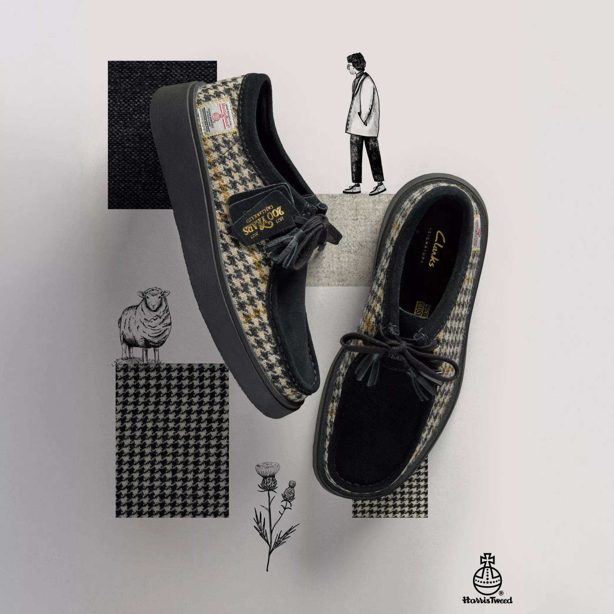 CLARKS | ZAPATOS CASUAL | HOMBRE | TORVIEW BLACK COMBINATION | MULTICOLOR