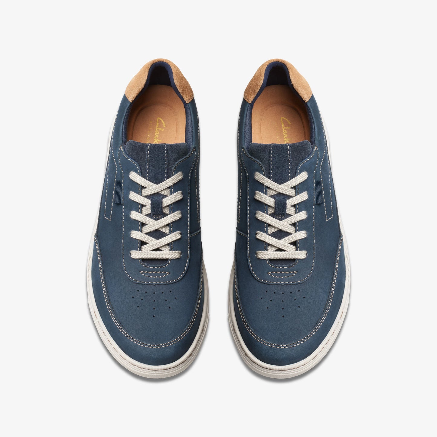 CLARKS | 男士休闲鞋 | MAPSTONE TRAIL NAVY NUBUCK | 蓝色的