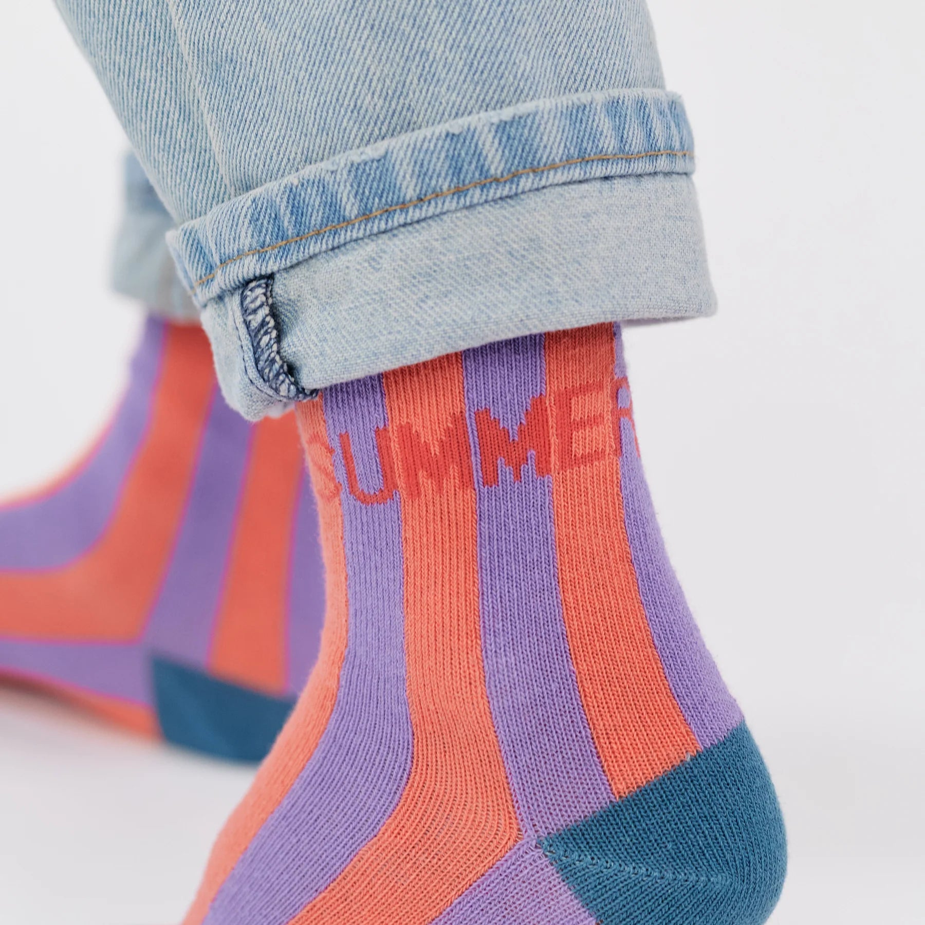 BILLYBELT | CALCETINES | MUJER | COMBED SUMMER | LILA