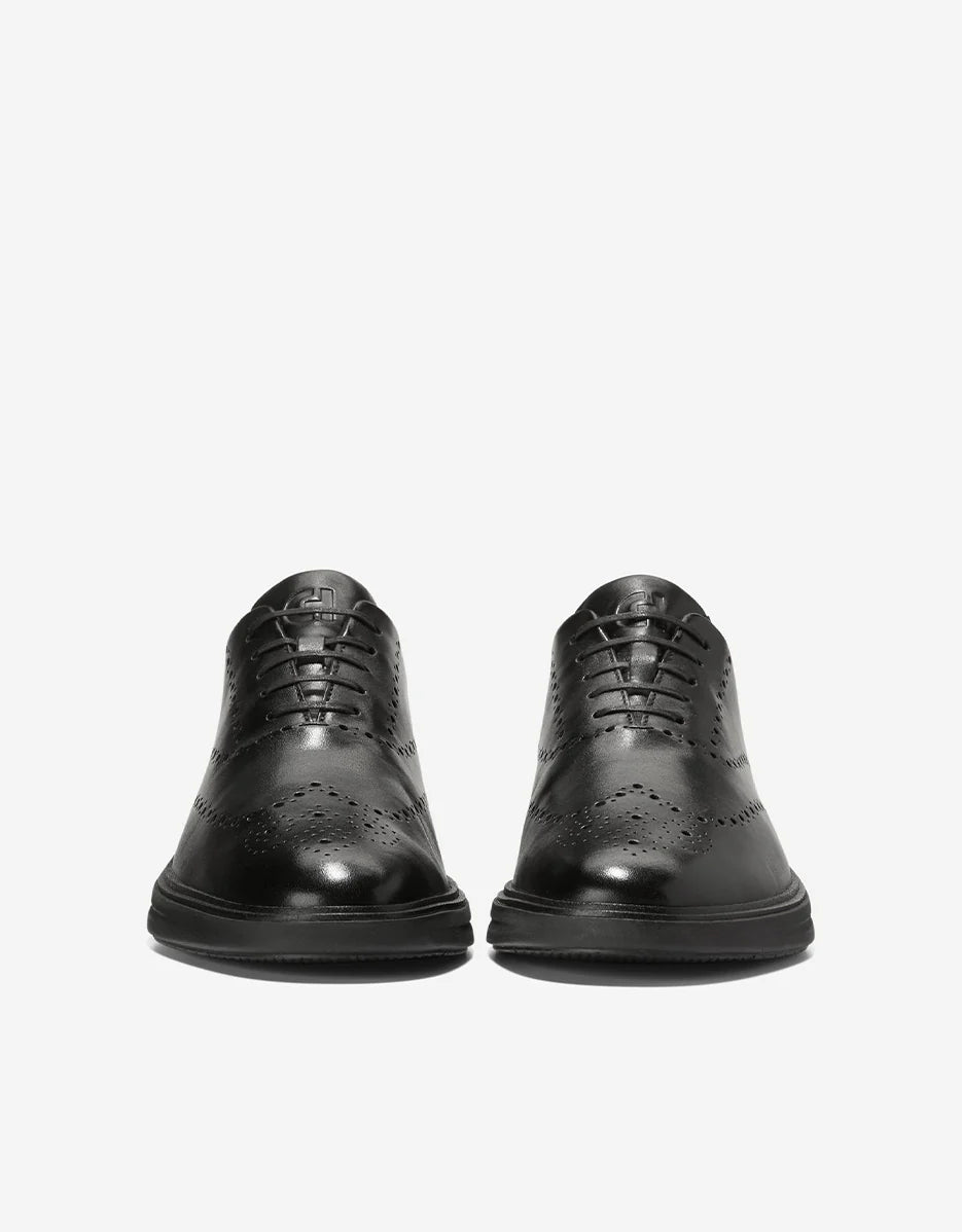 COLE HAAN | CASUAL SHOES | MEN | ORIGINAL GRAND CITYSPECTRE WINGTIP OXFORD BLACK | BLACK