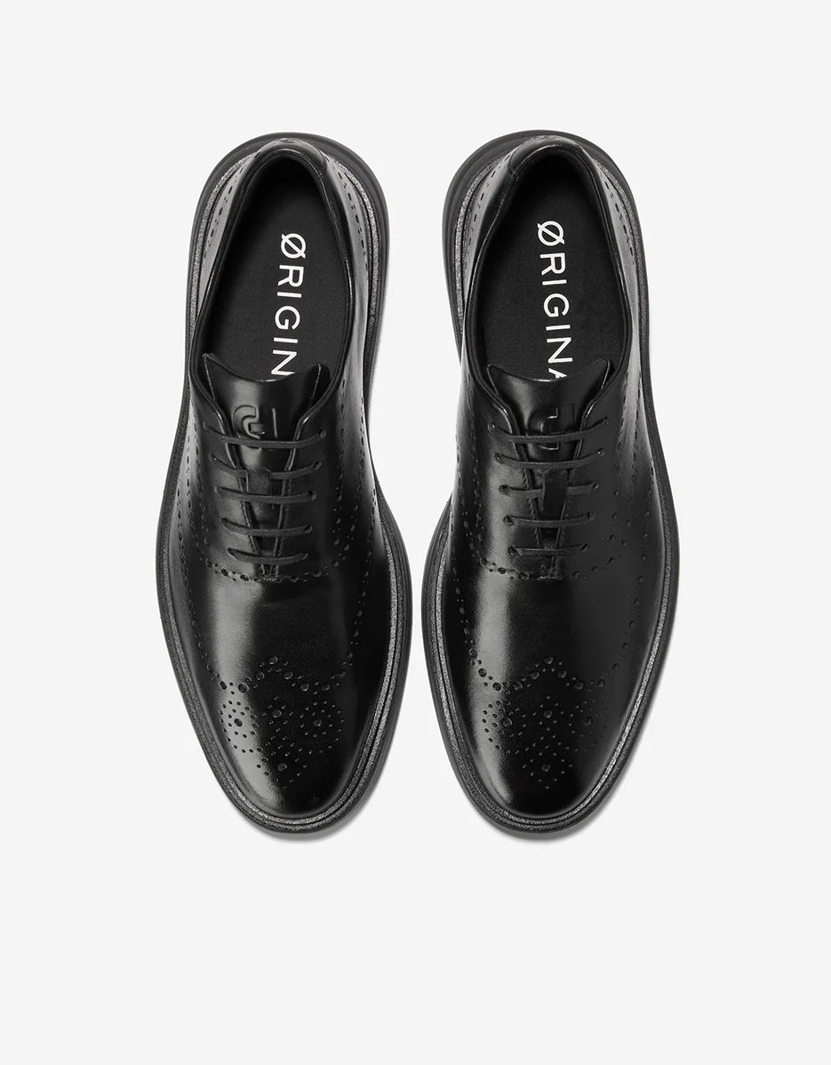 COLE HAAN | CASUAL SHOES | MEN | ORIGINAL GRAND CITYSPECTRE WINGTIP OXFORD BLACK | BLACK