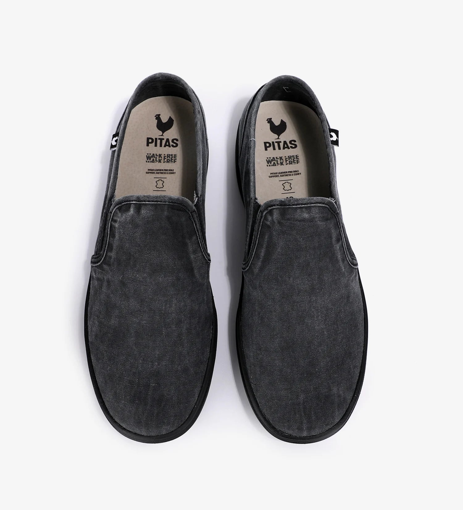 PITAS | ZAPATOS CASUAL | HOMBRE | CRETA / NEGRO | NEGRO