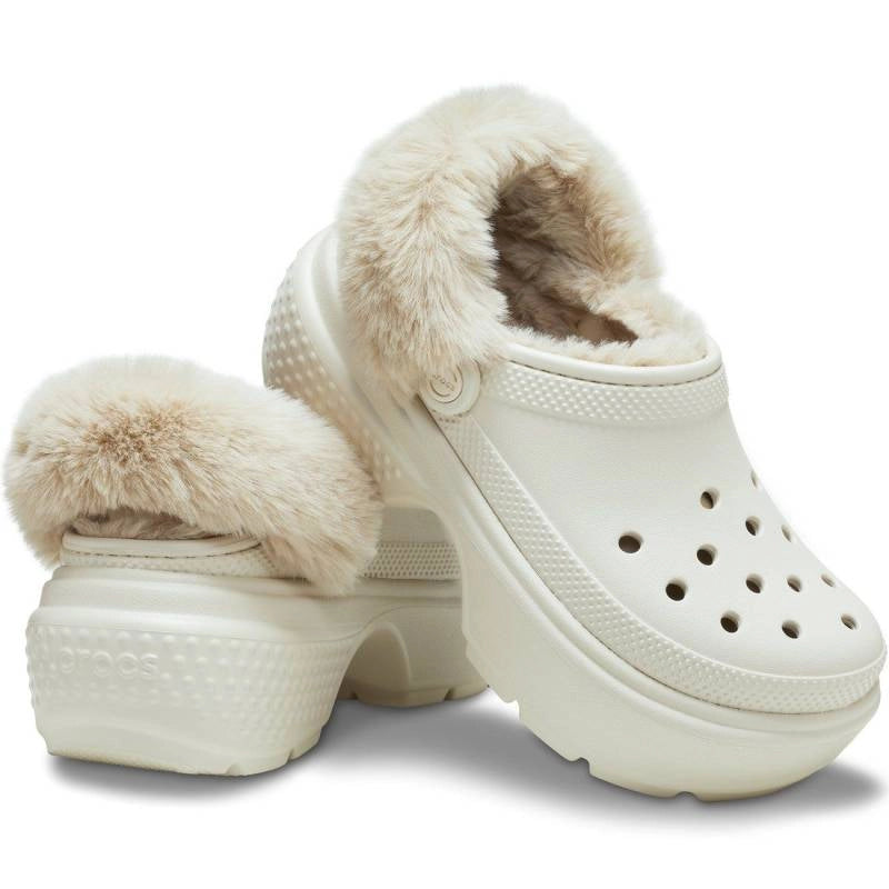 CROCS | MULES Y ZUECOS | MUJER | STOMP LINED W | BLANCO