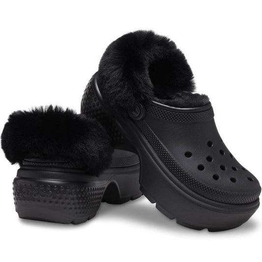 CROCS | MULES Y ZUECOS | MUJER | STOMP LINED W | NEGRO