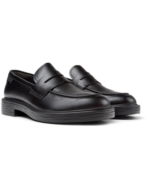 CAMPER Dean K101045, czarny mokasyny dla mężczyzn w Tascón