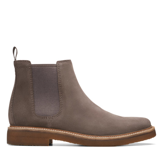 CLARKS | CHELSEA BOOTS ΓΙΑ ΆΝΔΡΕΣ | CLARKDALE EASY GREY SUEDE | ΓΚΡΙ