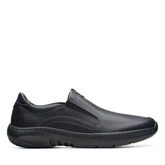 CLARKS | ZAPATOS DERBY HOMBRE | CLARKS PRO STEP BLACK LEATHER | NEGRO