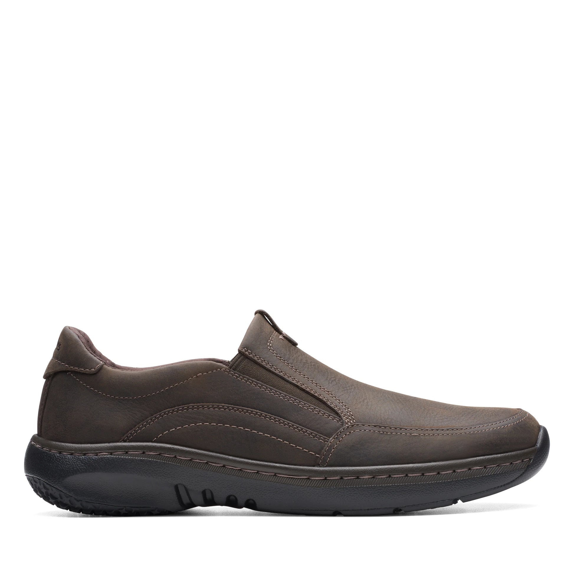 CLARKS CASUAL SHOES MODEL CLARKSPRO STEP DARK BRN TUMBLED BROWN