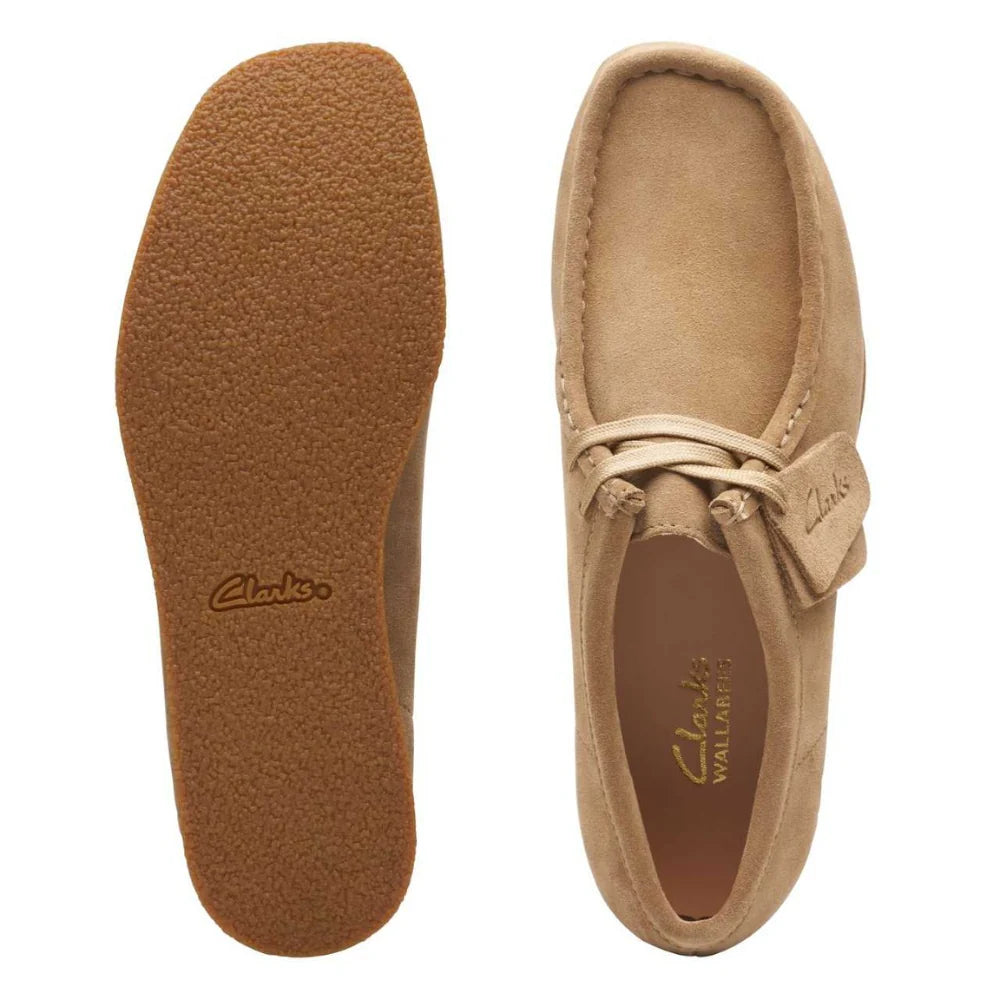 CLARKS | WALLABEE WOMEN | WALLABEE EVO SH DARK SAND SUEDE | BEIGE