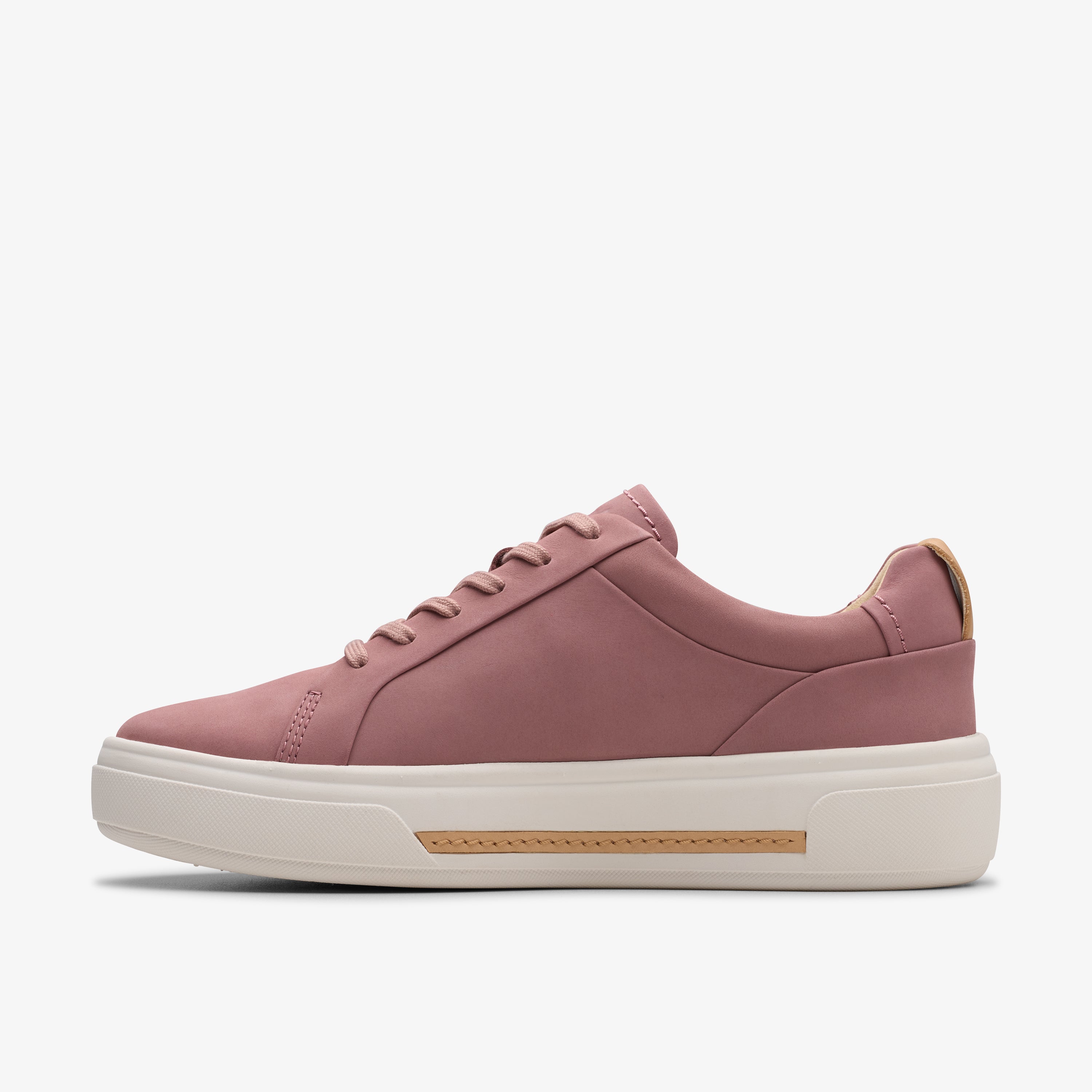 Zapatos Casual De La Marca Clarks  Para Mujer Modelo Hollyhock Walk Mauve Nubuck