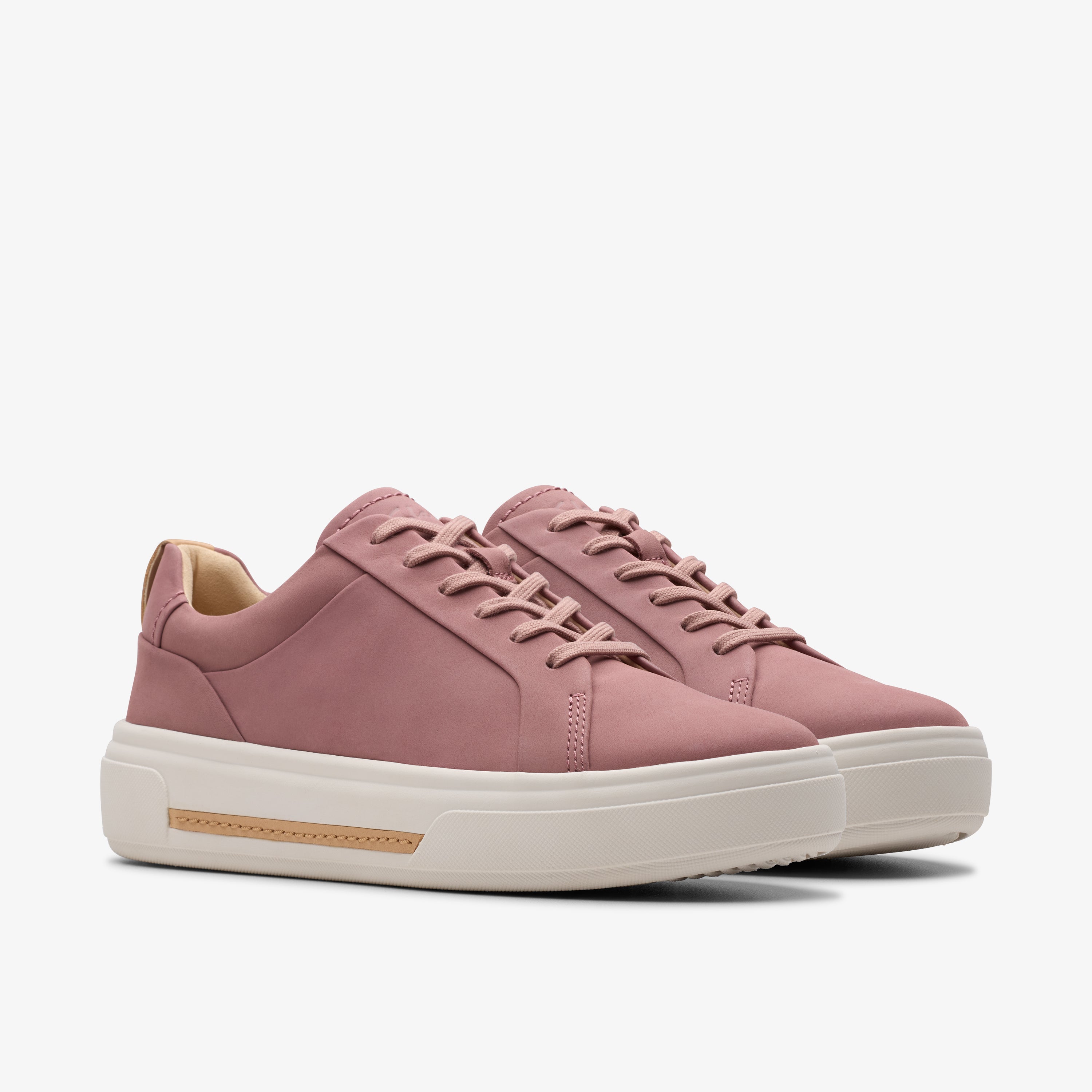 Zapatos Casual De La Marca Clarks  Para Mujer Modelo Hollyhock Walk Mauve Nubuck