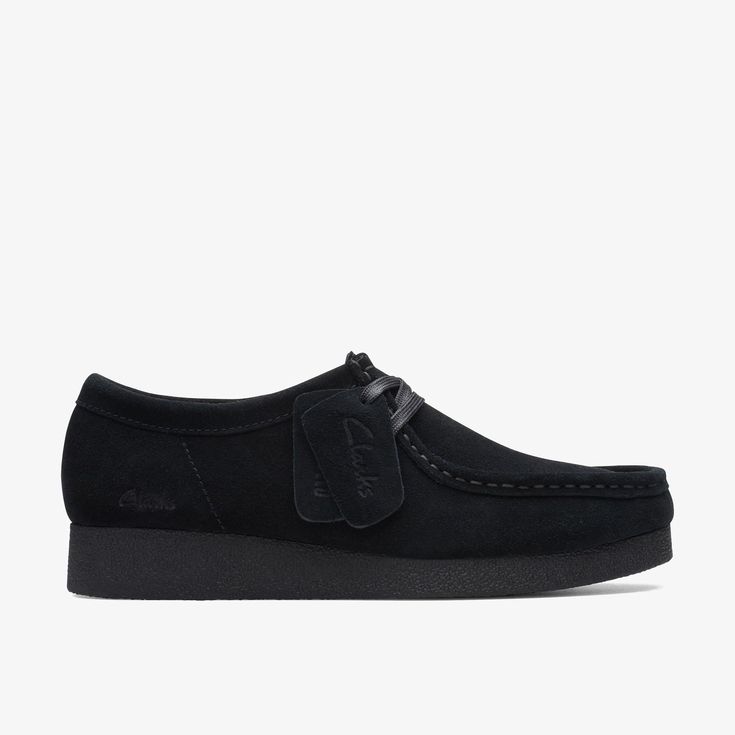 CLARKS | CASUAL SHOES | WOMEN | WALLABEEEVOSH BLACK SUEDE
