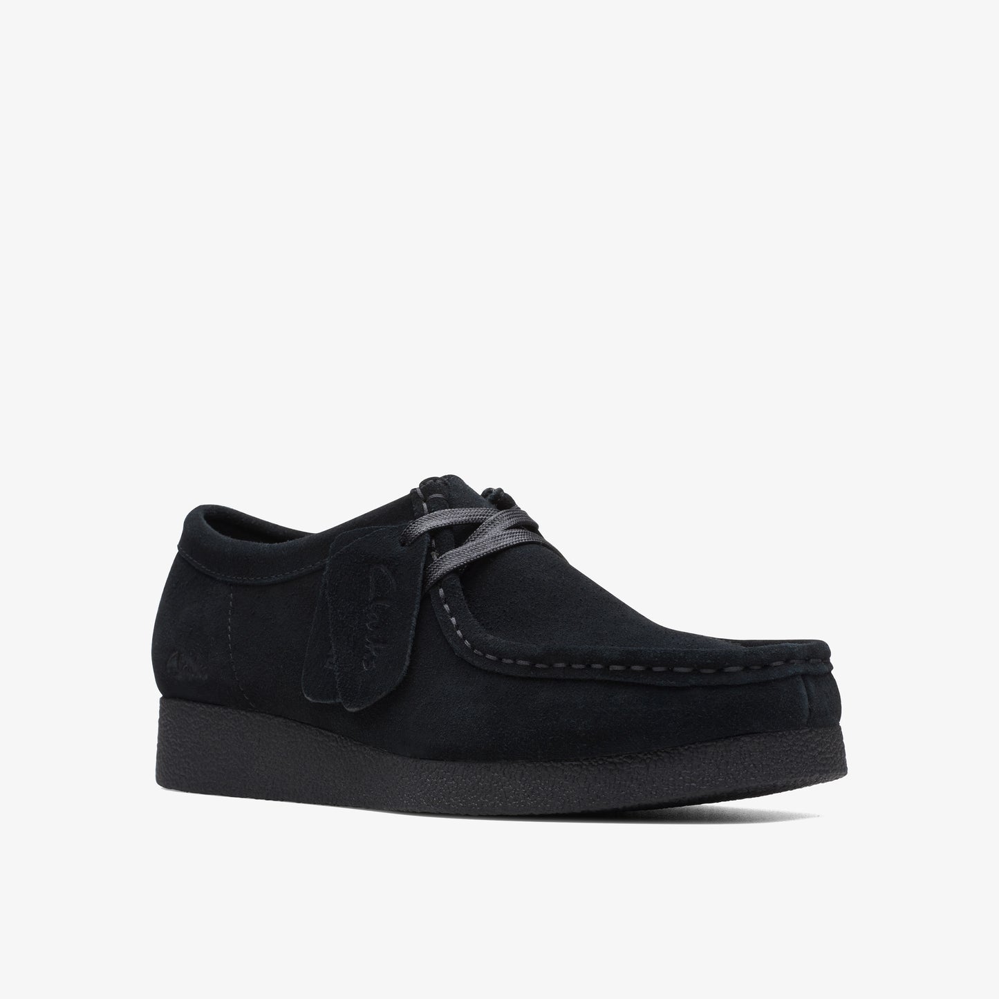 CLARKS | CASUAL SHOES | WOMEN | WALLABEEEVOSH BLACK SUEDE
