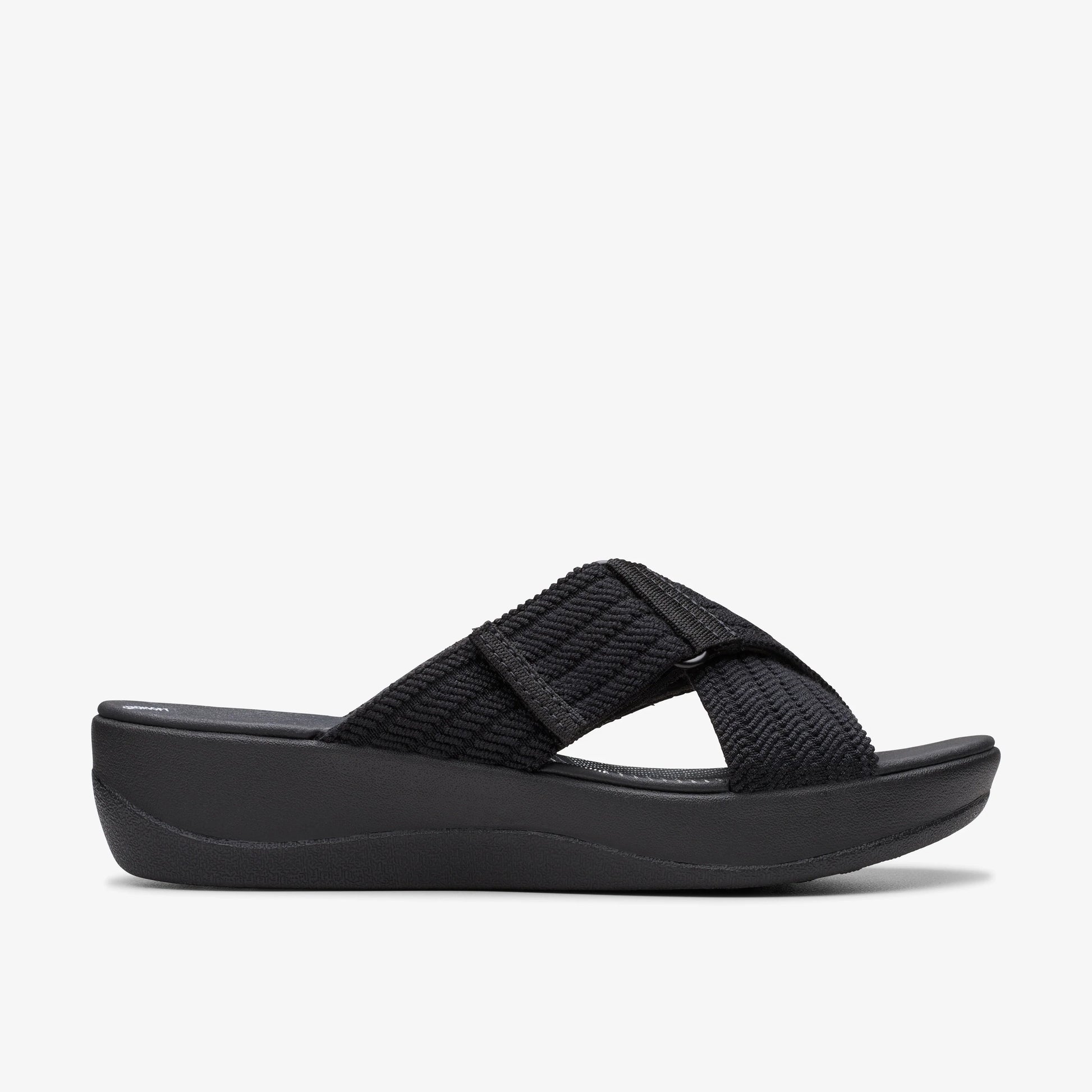 Flip Flops Clarks Arla Free CLARKS SANDALS WOMEN ARLA WAVE BLACK