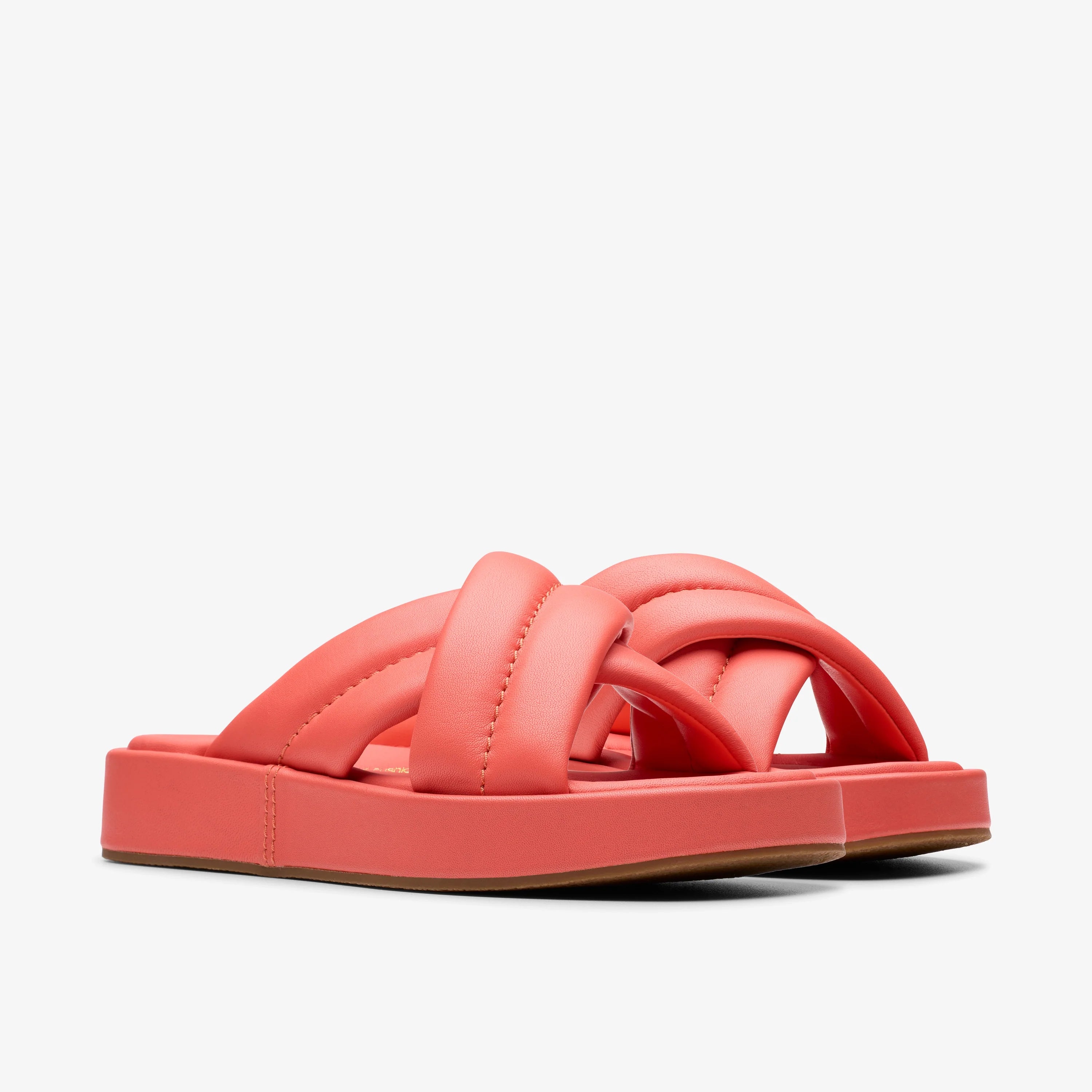 Sandalias De La Marca Clarks  Para Mujer Modelo Alda Glide Coral Leather