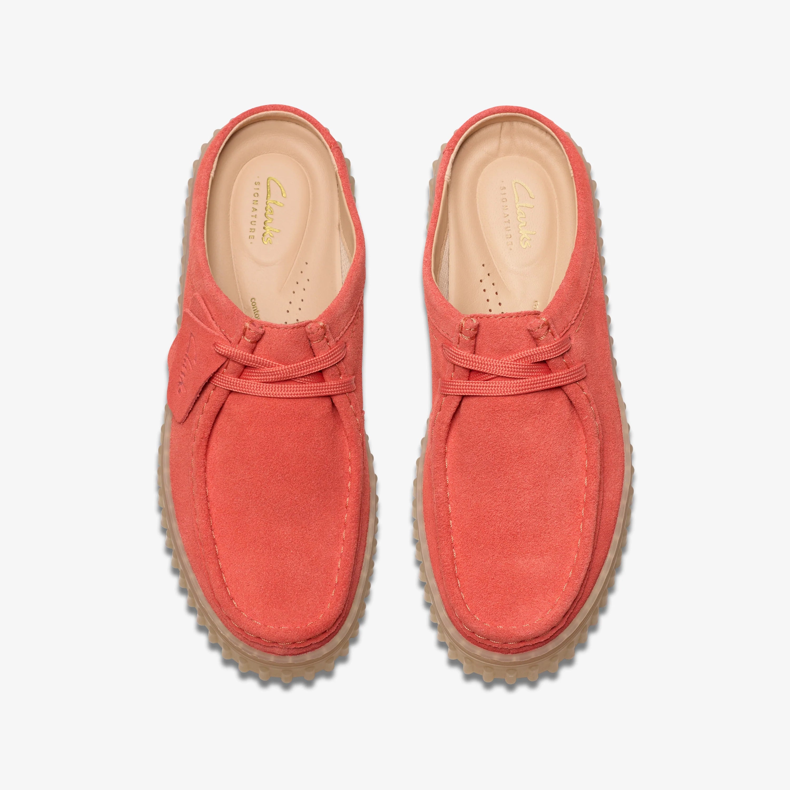 Zapatos Casual De La Marca Clarks  Para Mujer Modelo Torhill Mule Coral Suede