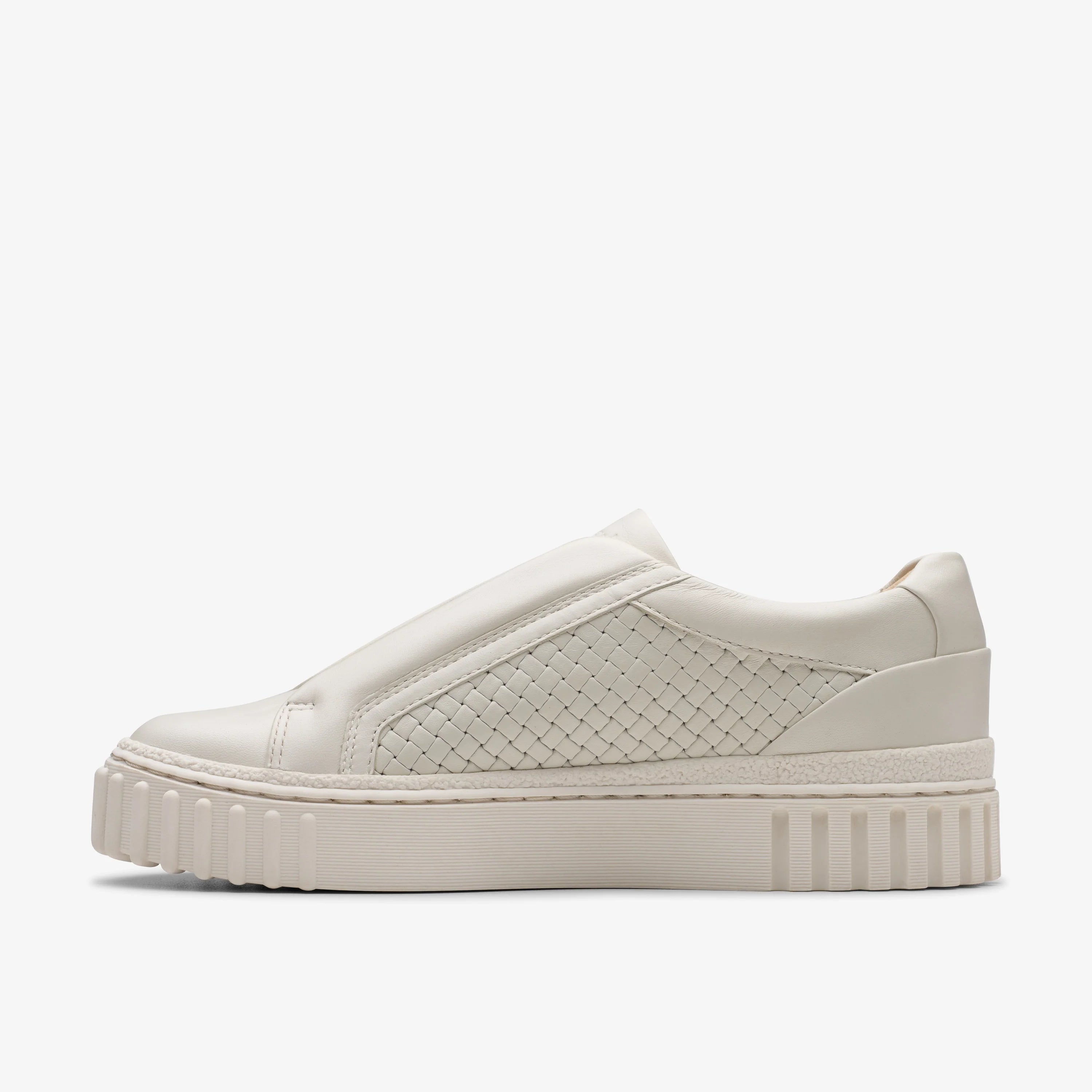 Zapatos Casual De La Marca Clarks  Para Mujer Modelo Mayhill Bay Off White Lea En Color Blanco